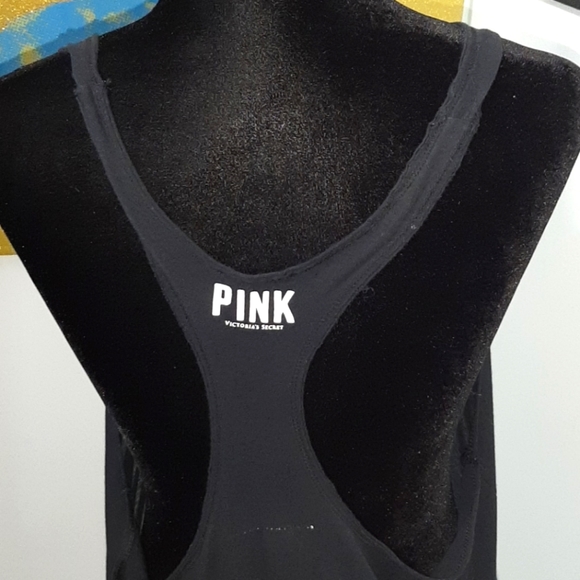 PINK VS black Party On tstrap tank - Picture 6 of 10